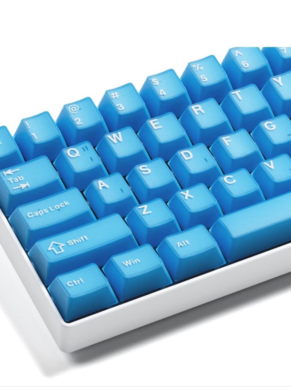 XVX Cambridge Blue Keyboard Keycaps Double Shot 129 PBT Keycaps
